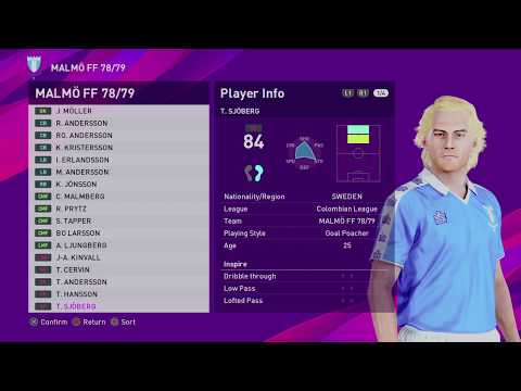 eFootball PES 2020: Malmo 1978/1979 Classic - "European Cup finalist"