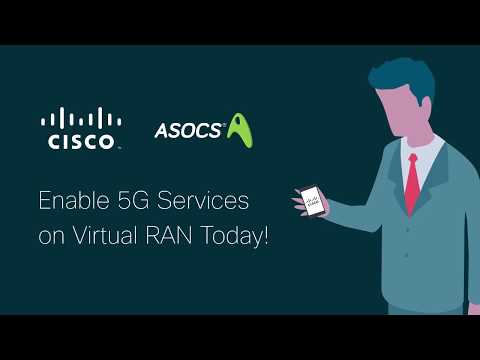 ASOCS & Cisco present User-Centric Unique SON Capabilities in a joint demo logo