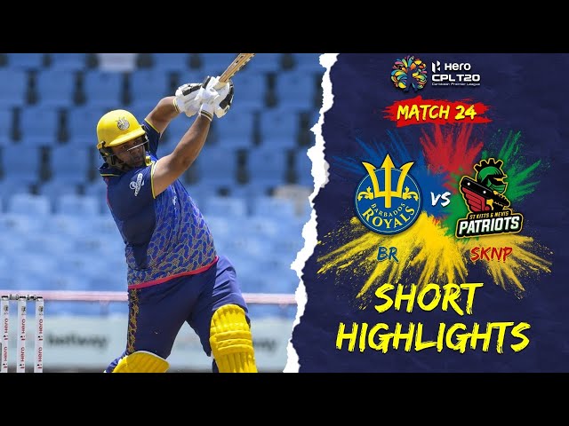 Highlights | Barbados Royals vs St Kitts and Nevis Patriots | CPL 2022