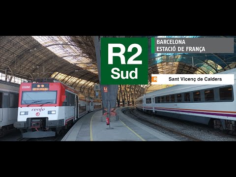 R2 Sud: Barcelona Estació de França - Sant Vicenç de Calders (vista de finestra-mar)