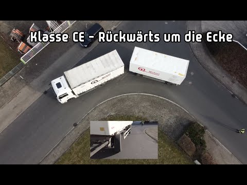 Klasse CE - Rückwärts um die Ecke