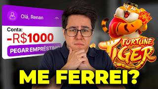 PEGUEI R$1000 EMPRESTADOS NO NUBANK PARA JOGAR NO TIGRE!