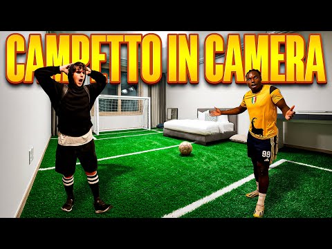 COSTRUISCO Un CAMPO Da CALCIO IN CASA!! CON CHIRIZZI e MAHIM Scherzo EPICO al mio coinquilino 🤣⚽️ 