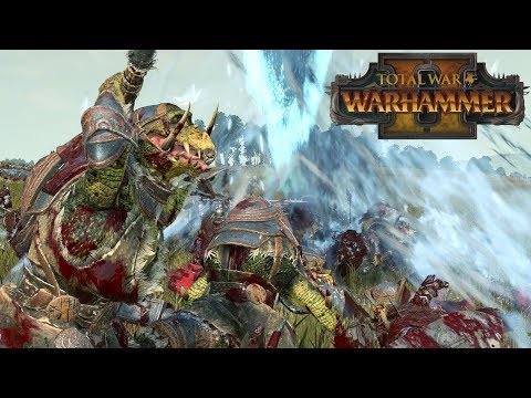 FLASH GAMES - Empire vs Wood Elves, Norsca vs Chaos // Total War: Warhammer II Online Battle