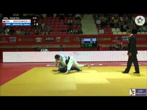 Judo 2014 Grand Slam Baku: Mshvidobadze (RUS) - Moudatir (MAR) [-60kg]