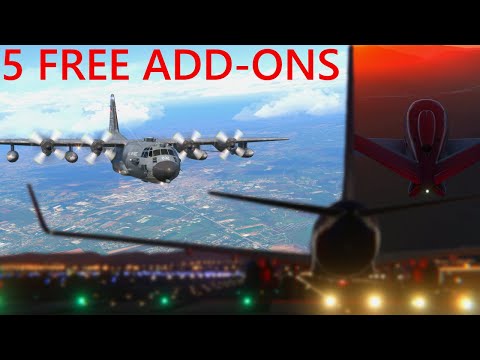 X-Plane 11 | Top 5 MUST-HAVE FREE ADD-ONS that YOU NEED right NOW!