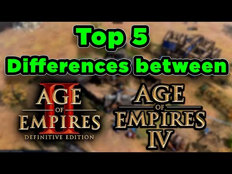 Top 5 Differences Between AoE2 & AoE4