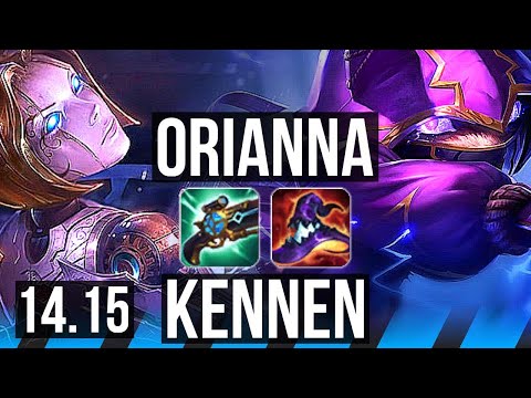 ORIANNA vs KENNEN (MID) | 9/2/3, 500+ games | NA Grandmaster | 14.15