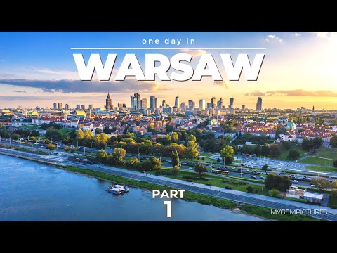 ONE DAY IN WARSAW (POLAND) PART 1 | 4K 60FPS | There is so much to see in this beautiful city!