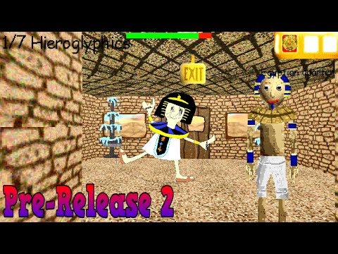 Baldi's Egyptian Basics Pre-release 2