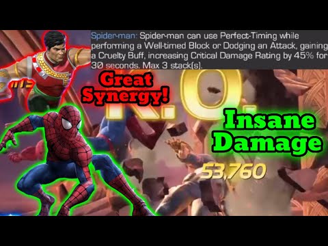4 Star Spiderman Is A Beast With The New Shang Chi Synergy! | Marvel Contest Of Champions