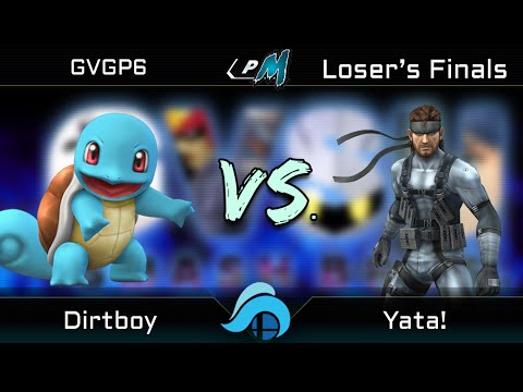GVGP 6 Project M Losers Finals - Dirtboy (Squirtle) vs. Yata! (Snake)
