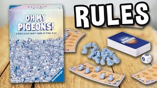 How to play OH MY PIGEONS! game (official rules, instructions and gameplay) | Spielregeln TV