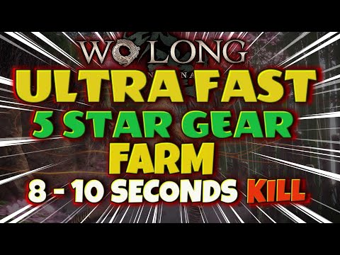 WO LONG, ULTRA FAST 5 STAR GEAR FARM, 8-10 SECONDS KILL, BROKEN BUILD SUPER EASY GRIND.