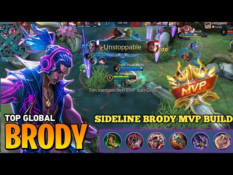 Top Global Brody Perfect Gameplay [ Top 1 Global Brody ] by vivzzsamz - Mobile Legends