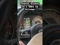 Real Time Mileage Of Toyota Glanza Glanza Glanza2022 Baleno Mileage