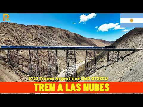 Cab Ride Train to the Clouds (Tren a las Nubes, Salta - Argentina) train driver's view 4K