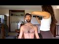 Shaving My BALDING Hair Girlfriend Shaves My Head Bald