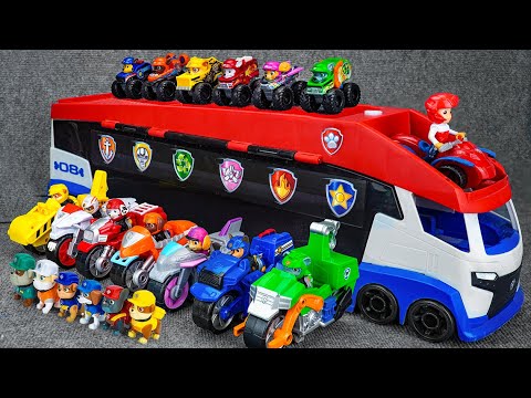 Paw Patrol toys unboxing ASMR | Paw Patrol Moto Pups Toys | Big Transport Vehicle | Rescue Wheels