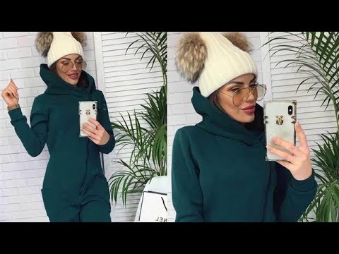 Winter Jumpsuit Women Rompers Hooded Romper Casual Solid Overalls Hood 8.1.2021 15:9