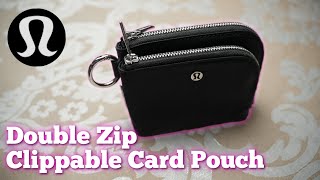 Lululemon Double Zip Clippable Card Pouch Review