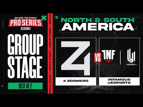 4 Zoomers vs INF.UESPORTS Game 2 - BTS Pro Series 8 AM: Group Stage w/ rkryptic & neph