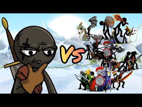 Stick War 3: Saga New Order General Wrathnar  Vs All Units + All Generals With New Lavaquake Ability