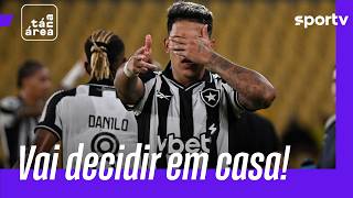 BOTAFOGO EMPATA COM O BARCELONA E DEIXA DECISÃO PARA O NILTON SANTOS | TÁ NA ÁREA | sportv