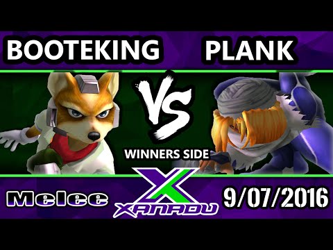 S@X 166 - BootEKing (Fox) Vs. Plank (Sheik) SSBM Tournament - Smash Melee