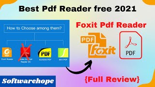 Best lightweight pdf reader free for windows and it's uses. [foxit reader]