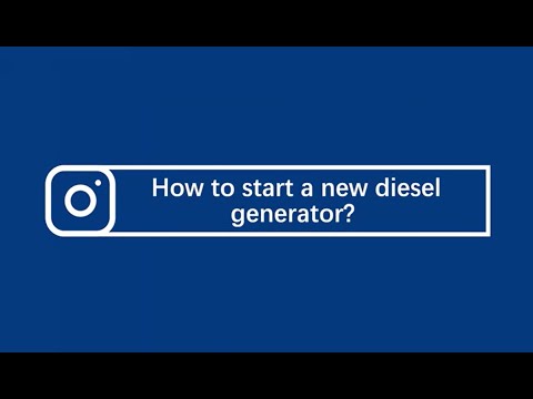 Ford Power Diesel Generators, How to start new diesel generator
