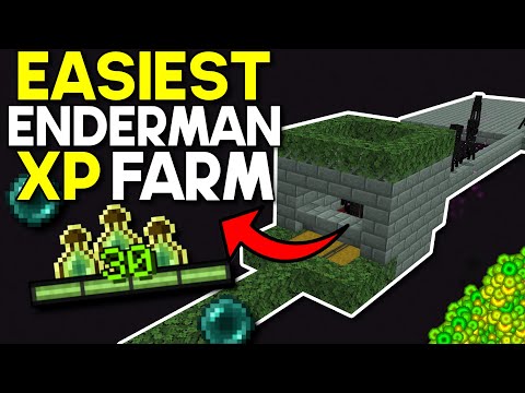 Insane Enderman XP Farm - Must See!