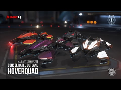 C.O. HoverQuad - All Paints Showcase | Star Citizen