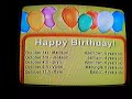 PBS39 Cubs Club Birthday Members List October 23rd 2021