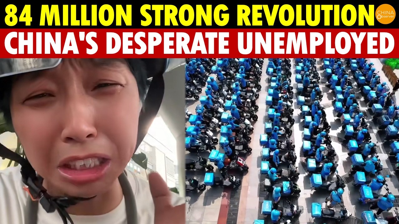 84 Million Strong Revolution! China's Desperate Unemployed Flood Ride-Hailing, Delivery Sectors