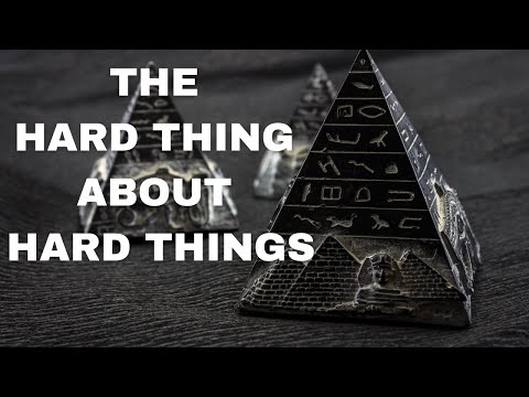 "The Hard Thing About Hard Things: Lessons for Entrepreneurial Success"