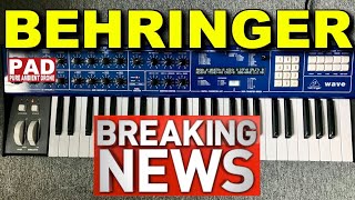 Video thumbnail for Behringer Wave PPG Clone by Pure Ambient Drone