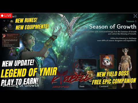 Legend Of Ymir | New Update! ,Season Of Growth , New Events , Field Boss ( Tagalog )