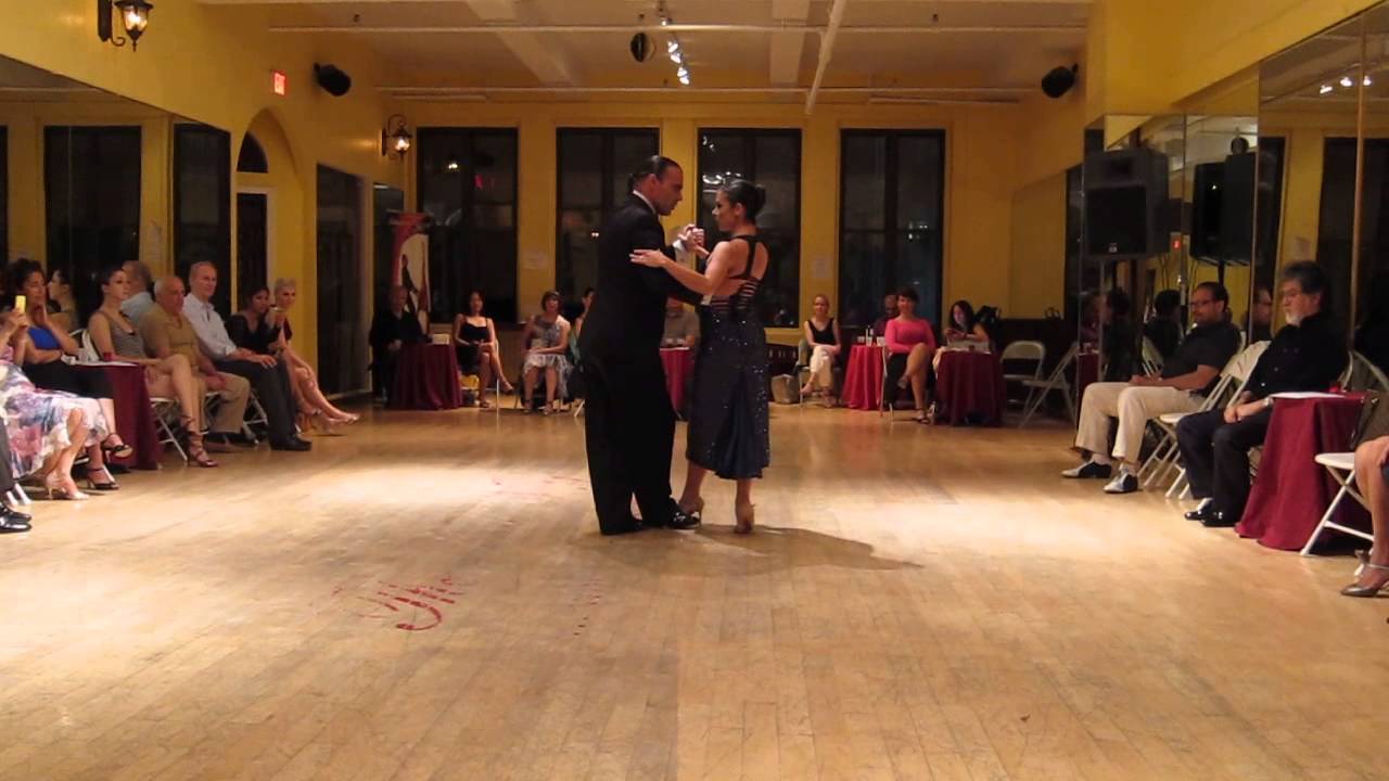 JUNIOR CERVILA & GUADALUPE GARCIA Performing Tango 2/3 at  Milonga Del Barrio on Sept 5, 2015