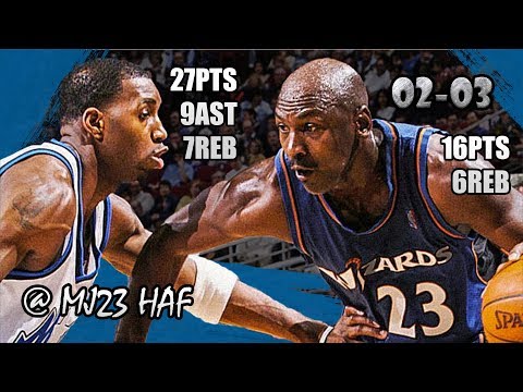 Michael Jordan vs Tracy McGrady Highlights 2002.12.06 - 43pts Combine!