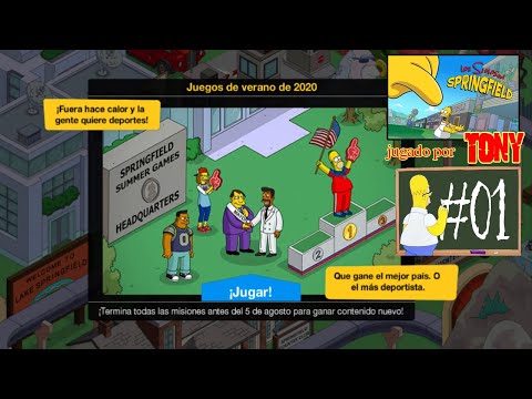 Los Simpson Springfield "Verano'20: Capítulo 1 - Juegos de Verano de 2020" por Tony