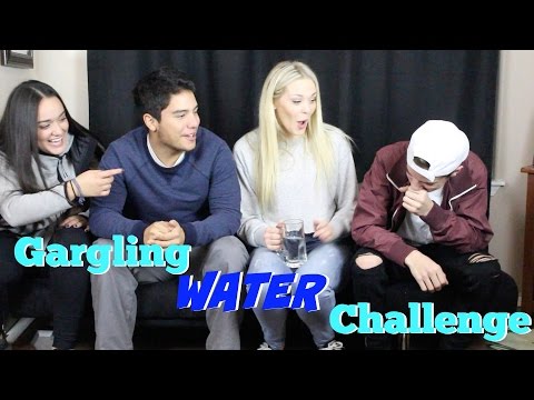 Gargling Water Challenge With Daniel Seavey & Friends - Lovey James