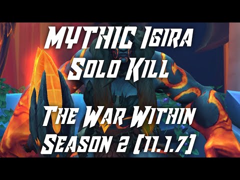 WoW MYTHIC Igira Solo Kill as DPS (TWW S2)
