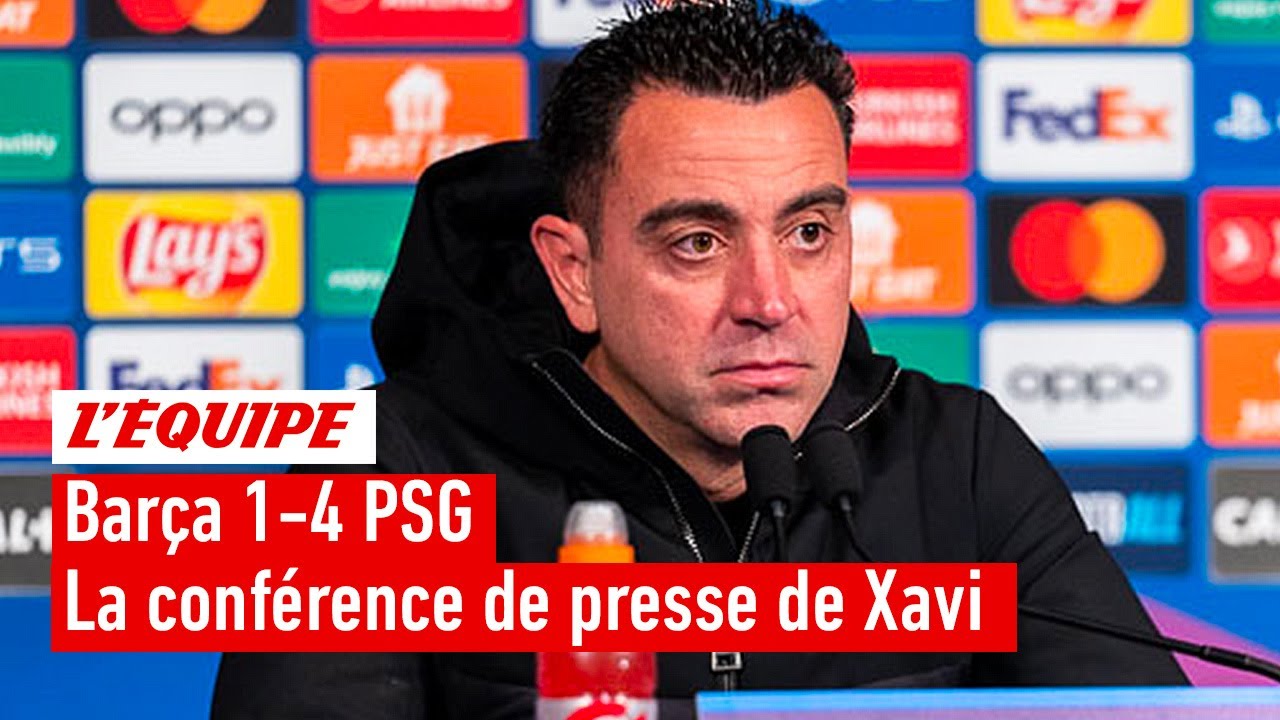 Barça-PSG : La conférence de presse de Xavi
