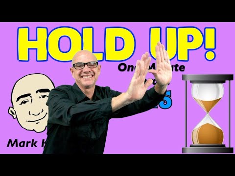 Hold Up! - one minute phrase lesson (series #45) | Learn English - Mark Kulek ESL