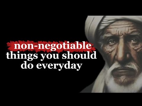 non -negotiable things you should do everyday #motivation