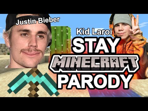 The Kid LAROI Justin Bieber - STAY (Minecraft Parody)
