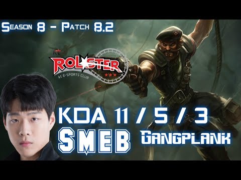 KT Smeb GANGPLANK vs ILLAOI Top - Patch 8.2 KR Ranked