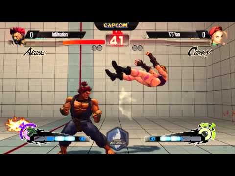 Infiltration (Akuma) vs 775 Yao (Cammy) - Evo 2014 Pools USF4