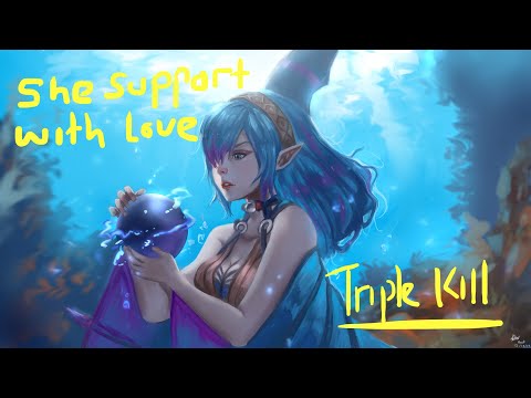 Lorelai can support for triple kill #vainglory